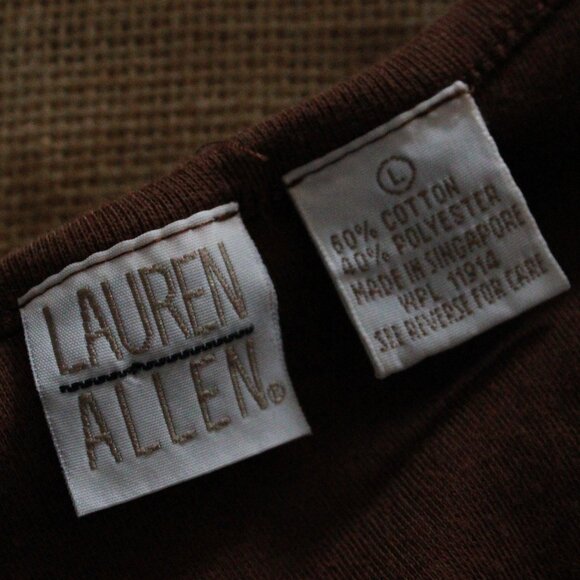 Vintage Lauren Allen Button Down Maxi Shirt Dress - Picture 7 of 7